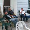 Comedy corner with Louie...and Mr Hawks having his first Just One More...