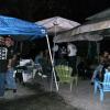 Some evening showers...no rain on our party!!!